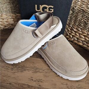 UGG Men's Beige Slip-On Loafers